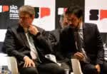 SP - POLICIAIS CIVIS / GOVERNO SP - GERAL - O governador do Estado de São Paulo, Tarcísio de Freitas, acompanhado do prefeito da cidade de São Paulo, Ricardo Nunes e do Secretário de Segurança Pública do Estado de SP, Guilherme Derrite,  participam nesta terça-feira (19), no Memorial da América Latina na Barra Funda, da cerimônia de posse de 1.458 novos policiais civis e técnico-científicos. Após o processo de formação na Academia de Polícia (Acadepol), os escrivães, peritos e médicos-legistas irão atuar em todas as regiões do estado. 19/08/2025 - Foto: ALOISIO MAURICIO/FOTOARENA/FOTOARENA/ESTADÃO CONTEÚDO