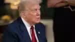 President Donald Trump participates in an interview with Rob Finnerty of Newsmax, Friday, August 1, 2025, in the Diplomatic Reception Room of the White House. (Official White House Photo by Daniel Torok)