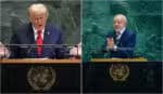 Montagem Trump e Lula na ONU
