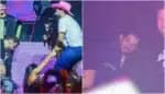 Ana Castela cai no palco durante apresentação com Zé Felipe