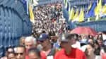 Aparecida atrai milhares de visitantes; confira imagens da celebração
